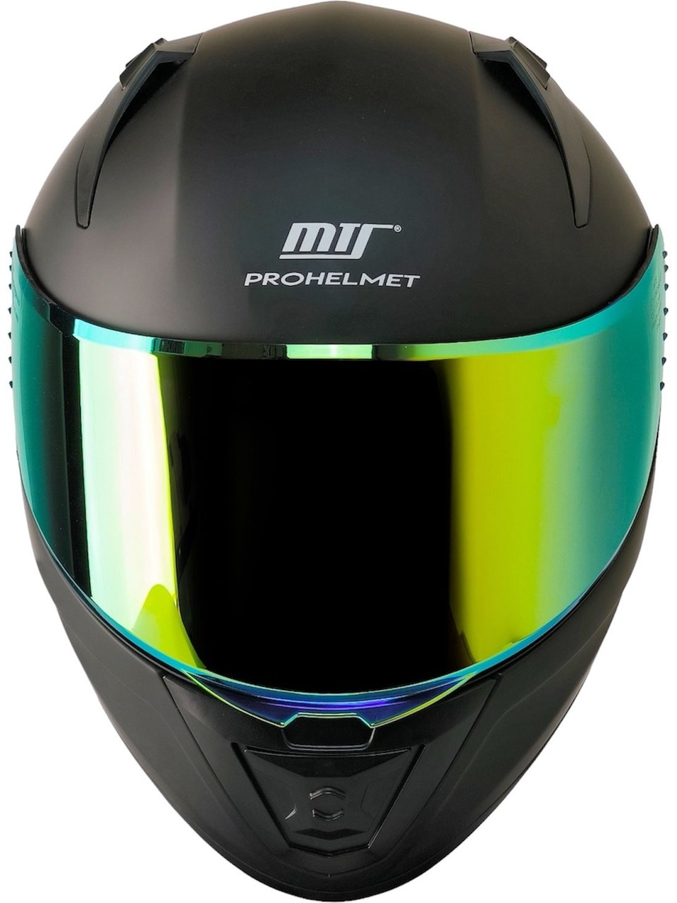 M-801 MAT SİYAH-GOLD GÜNEŞ VİZÖRLÜ KASK (GOLD CAMLI)